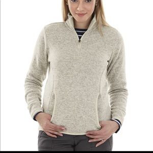 Women’s heathered fleece pullover